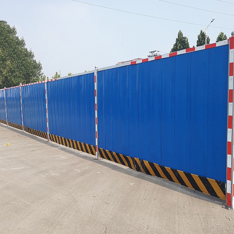 藍色鐵皮圍擋