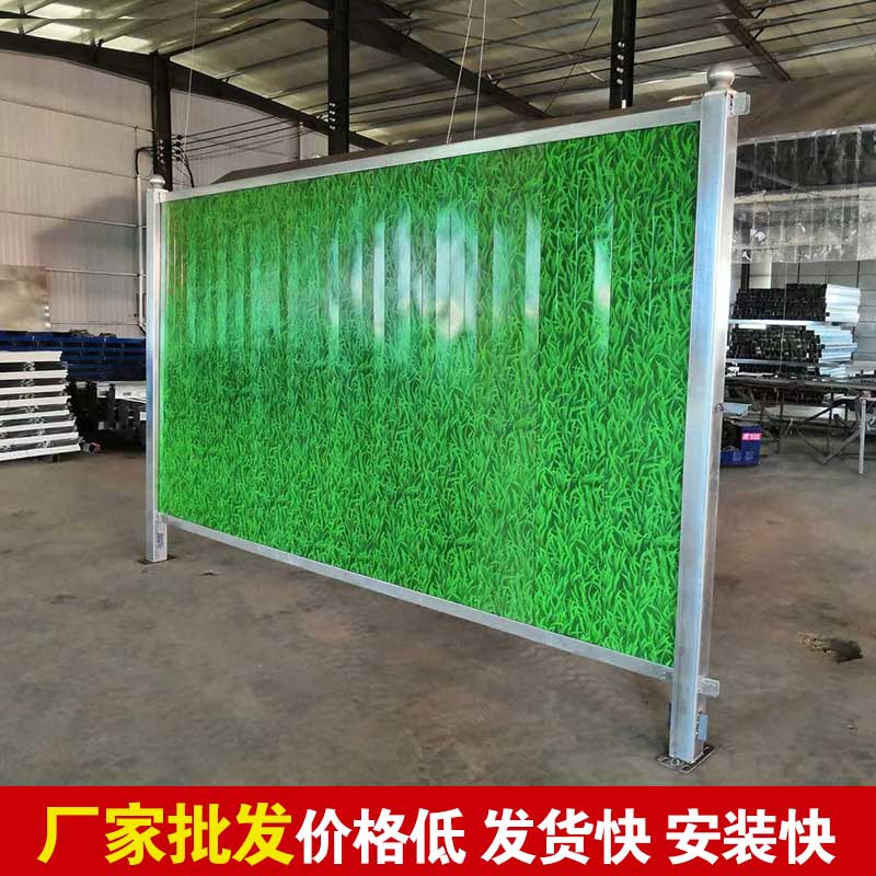 洛陽(yáng)移動(dòng)式道路彩鋼圍擋多少錢一平米？